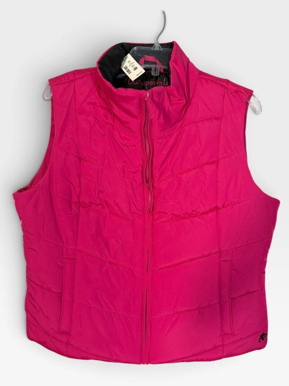 Aeropostale Women's Hot Pink Quilted Puffer Vest Size XL